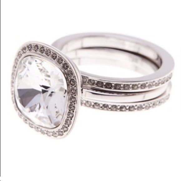 SWAROVSKI Simplicity Ring Size 7 - Picture 1 of 9